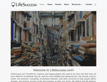 Tablet Screenshot of lifesuccess.com